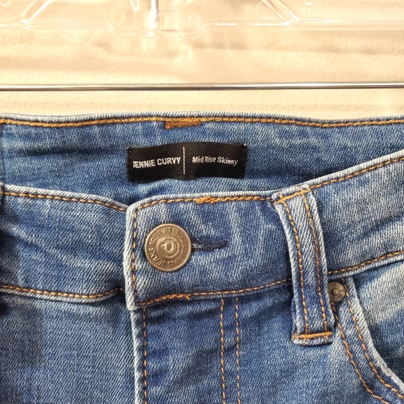 True Religion - Jennie Curvy Mid Rise Skinny - Size 25 - Picture 3 of 10